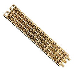 1940s Retro Pink Gold Bracelet 5