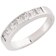 .70 Carat Lady's Diamond Platinum Band Ring
