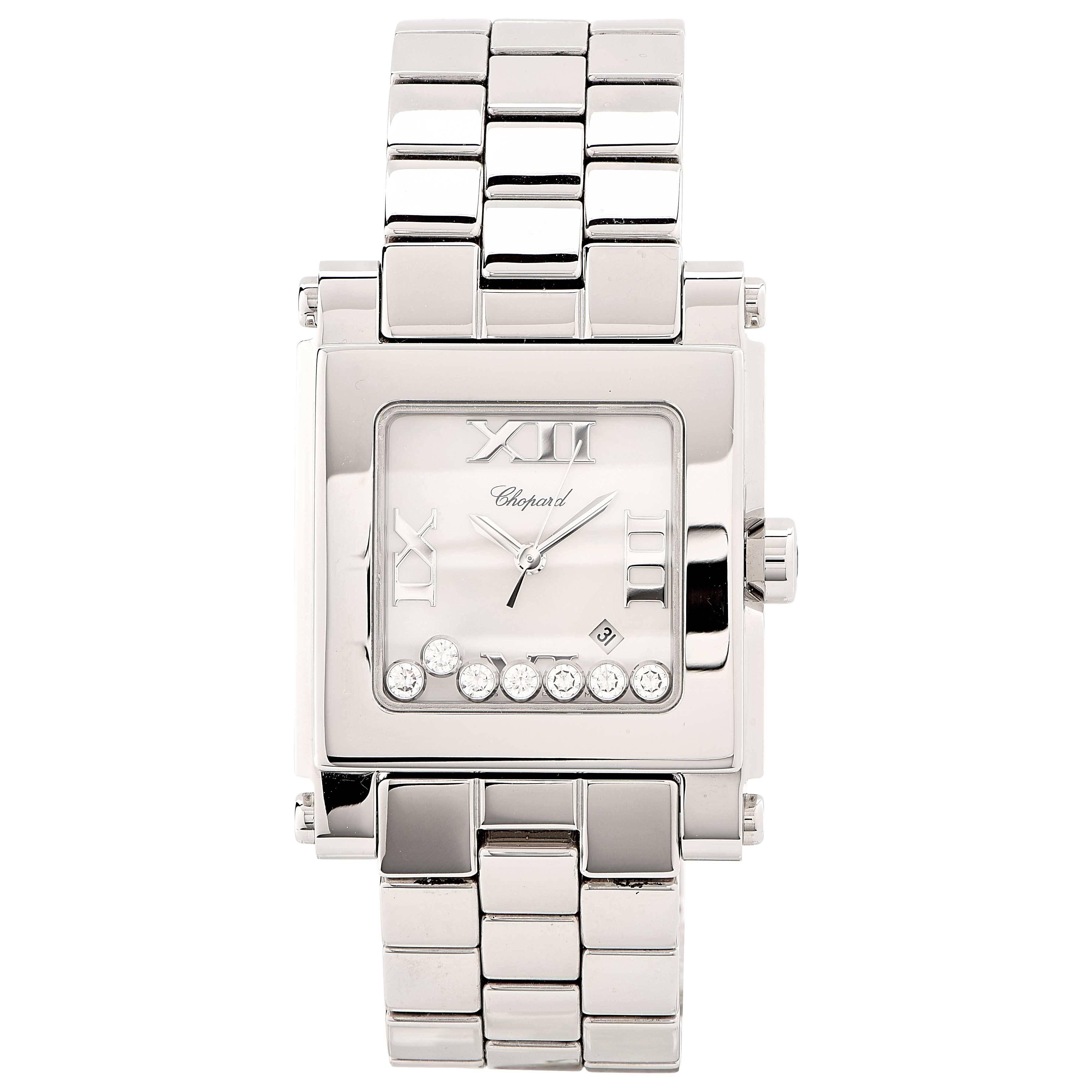 Orologio da polso Chopard Donna in acciaio inossidabile Happy Sport Medium al quarzo in vendita