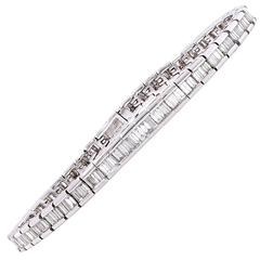 4.10 Carat Channel Set Diamond Bracelet 9