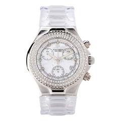 Technomarine Ladies Diamond Bezel Mother-of-Pearl Dial Wristwatch