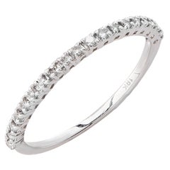 Bague en or blanc avec diamant de 0,25 carat