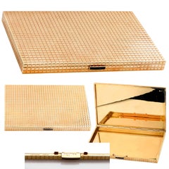 1950s Cartier 18 Karat Yellow Gold Box