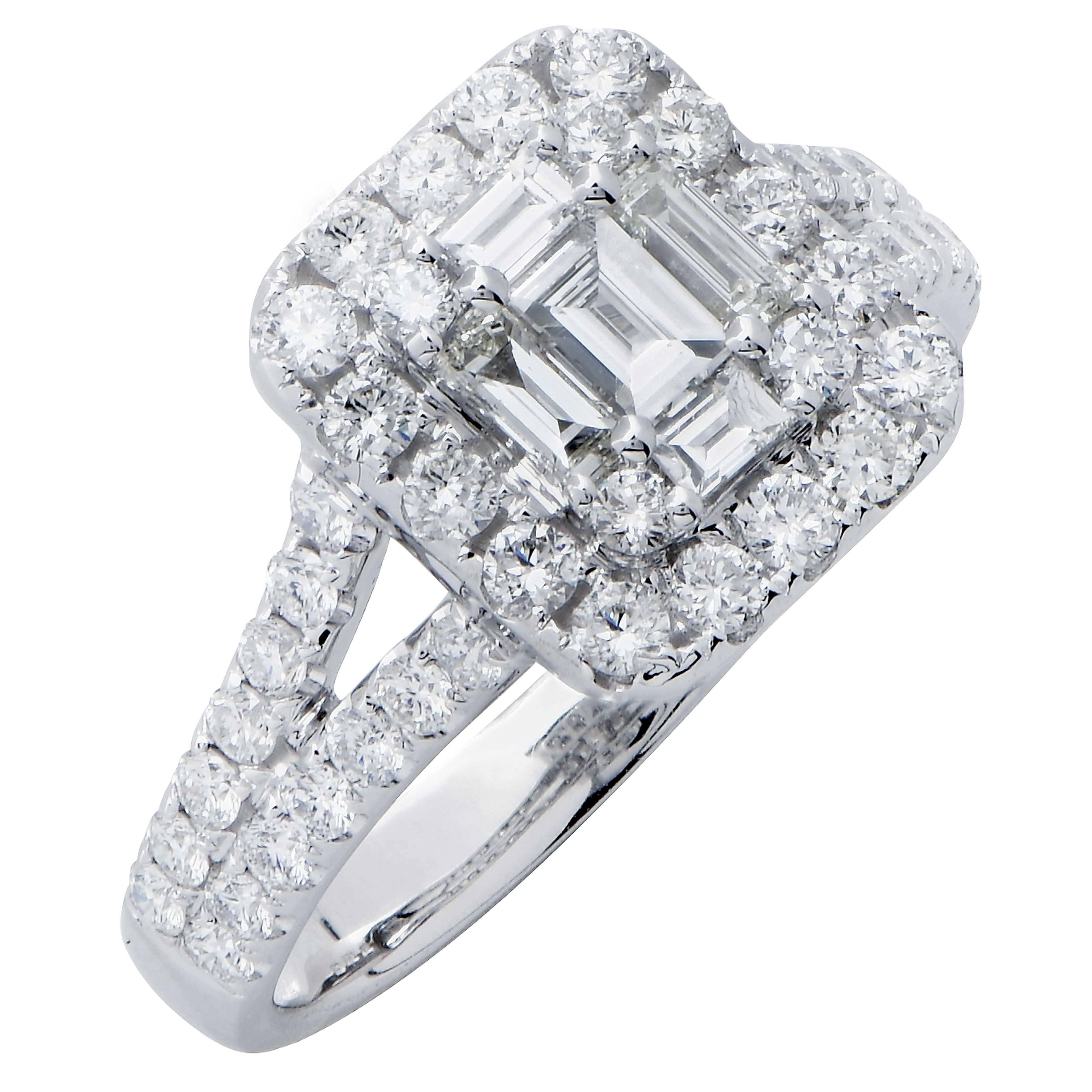 Modern 1.15 Carat Diamond Fashion Ring