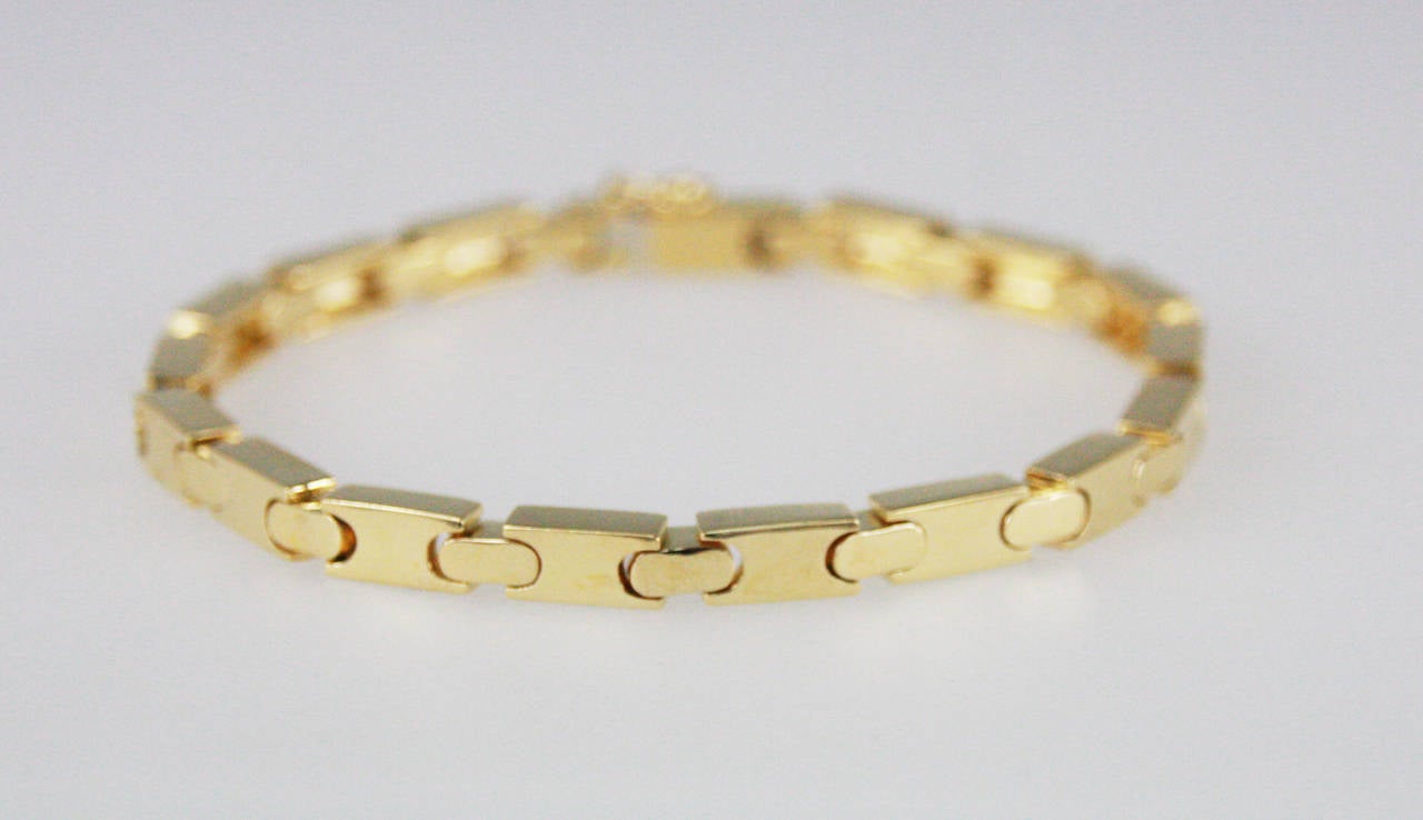 Men&#39;s Gold Bracelet For Sale at 1stdibs
