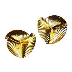 1960's Tiffany & Co. Gold Earrings 1
