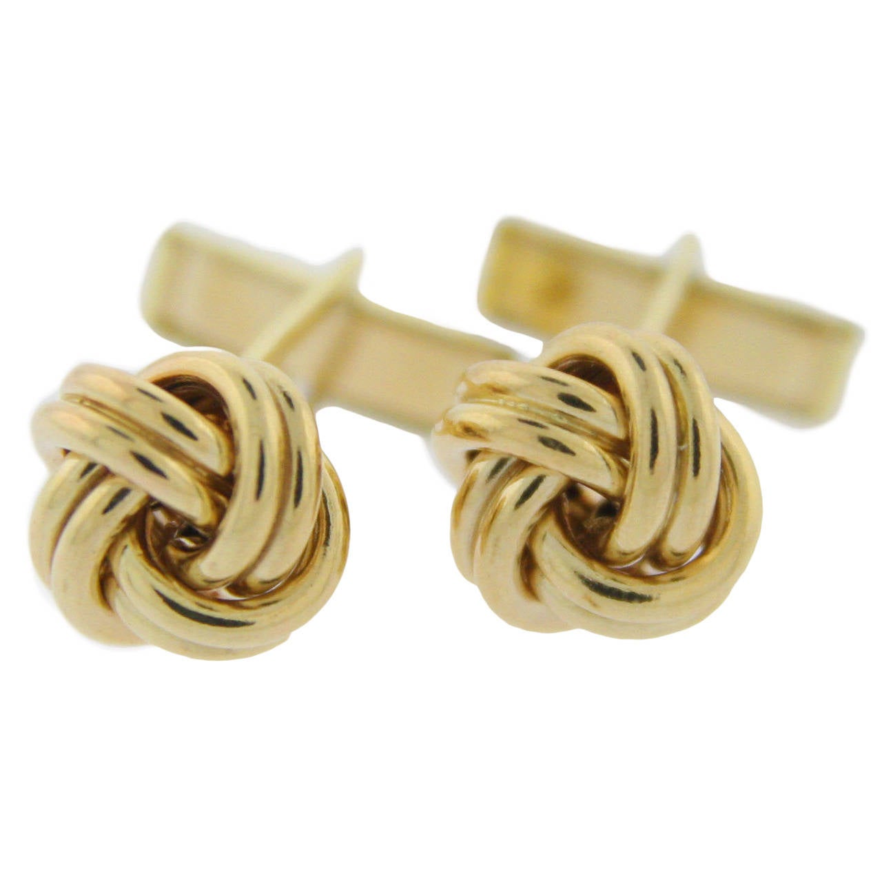 Gold Knot Cufflinks