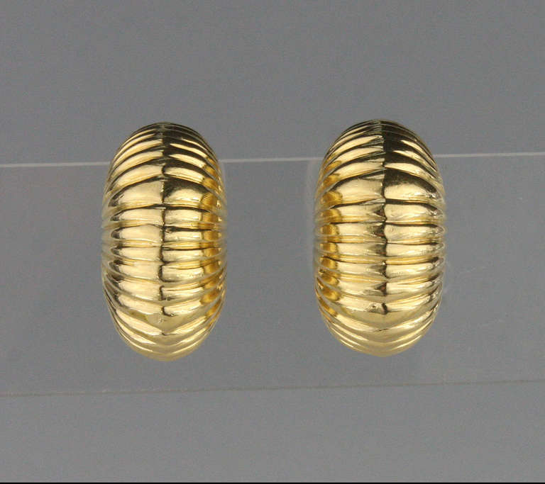 Gold Shell Ear Clips 1