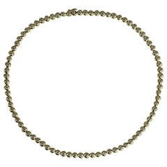 Tiffany & Co. Diamond Yellow Gold Necklace
