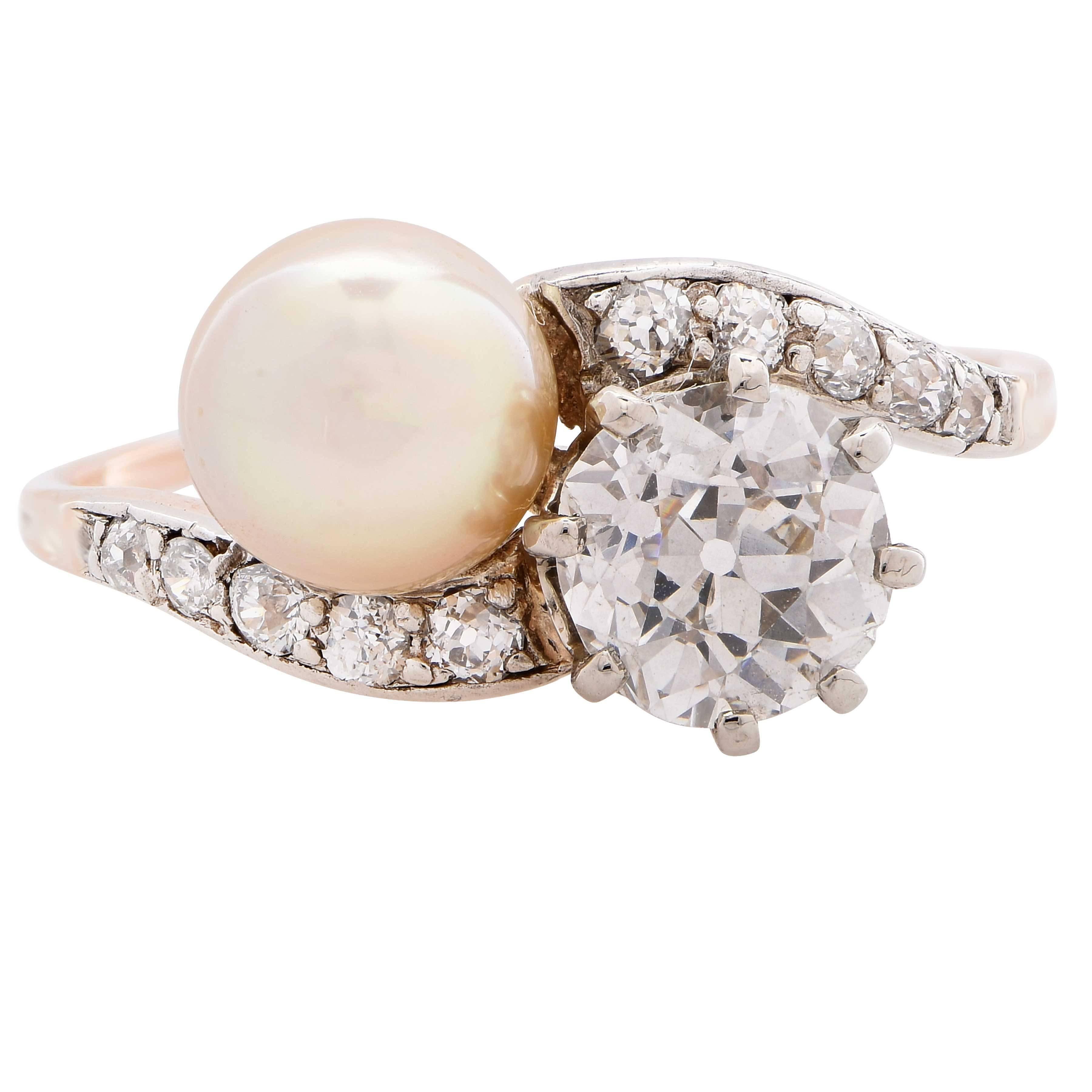 6 carat pearl ring