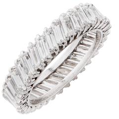 3.5 Carat Diamond Platinum Eternity Band 1