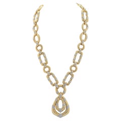Van Cleef and Arpels Sautoir Diamond and Gold Necklace - Bracelet