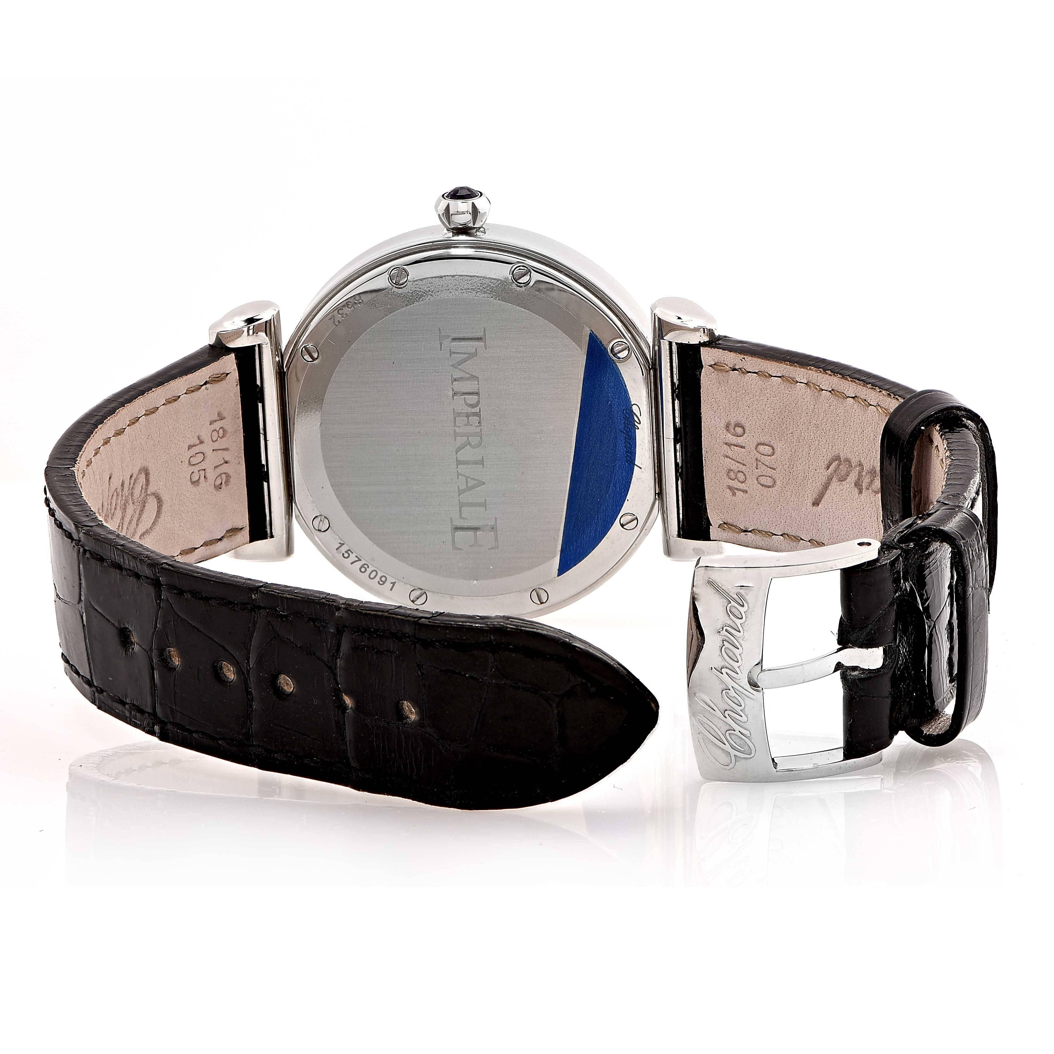 Women's Chopard Ladies Stainless Steel Imperiale quartz Wristwatch  For Sale