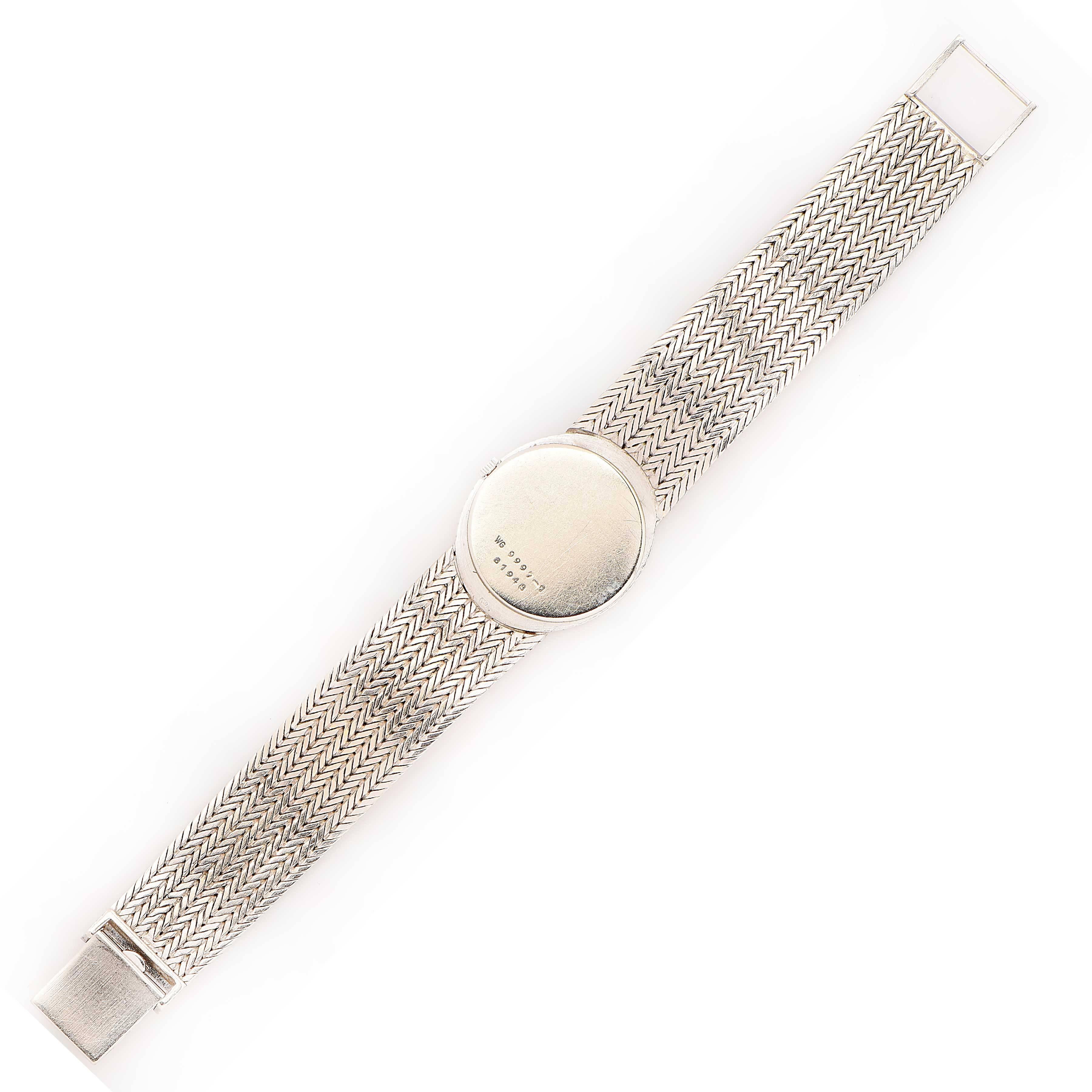 Women's Bueche Girod Ladies White Gold Wristwatch For Sale
