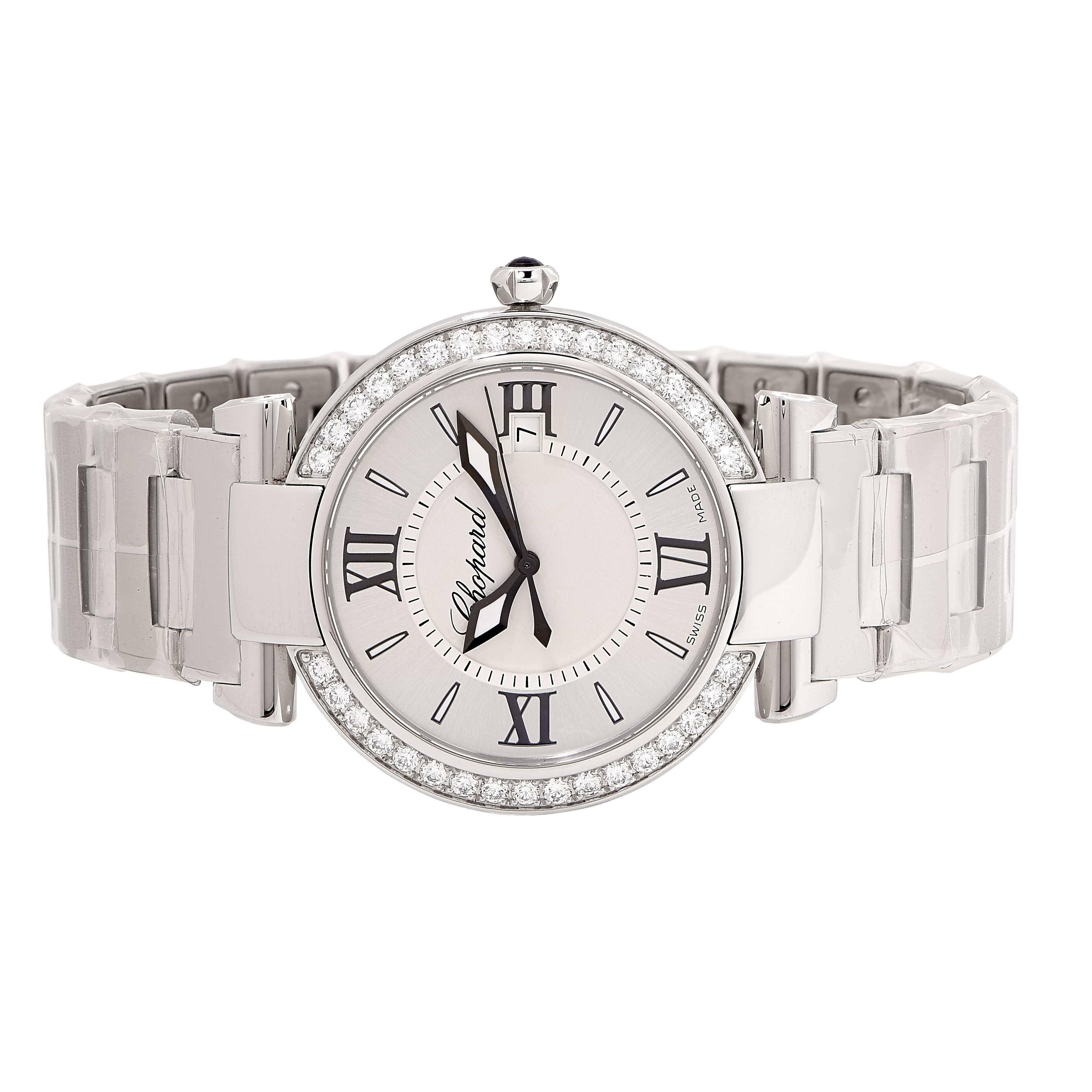 Chopard Ladies Stainless Steel Imperiale Quartz Wristwatch In New Condition For Sale In Bay Harbor Islands, FL