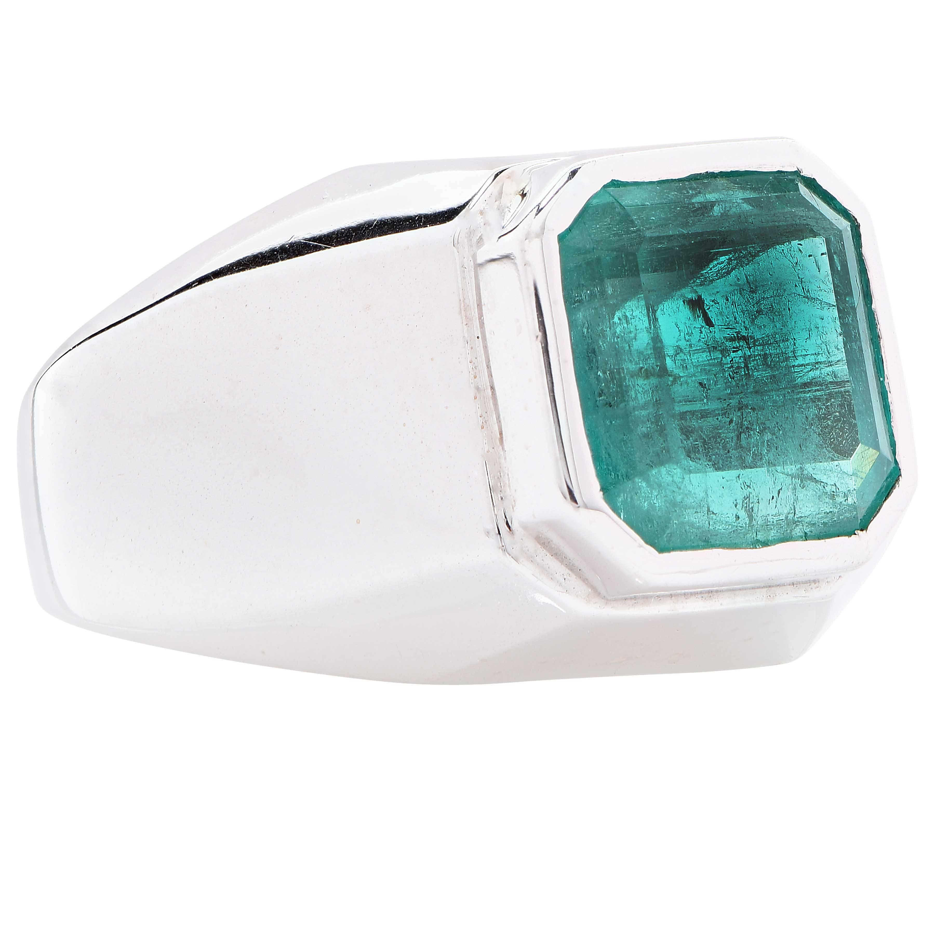 8 carat emerald ring