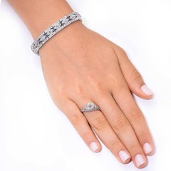 Edwardian 1.31 Carat GIA Certified Mine Cut Diamond Platinum Engagement Ring