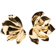 JAR Fig Leaf Earrings