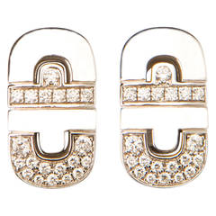 Bvlgari Parentesi diamond earrings