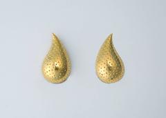 Tiffany & Co. Tear Drop Gold Earrings