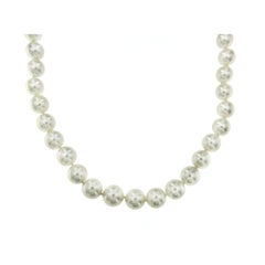 Vintage Australian Pearl Diamond Necklace