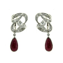 Sotheby's Magnificent 120 Carat Ruby 32 Carat Diamonds Platinum Vintage Parure
