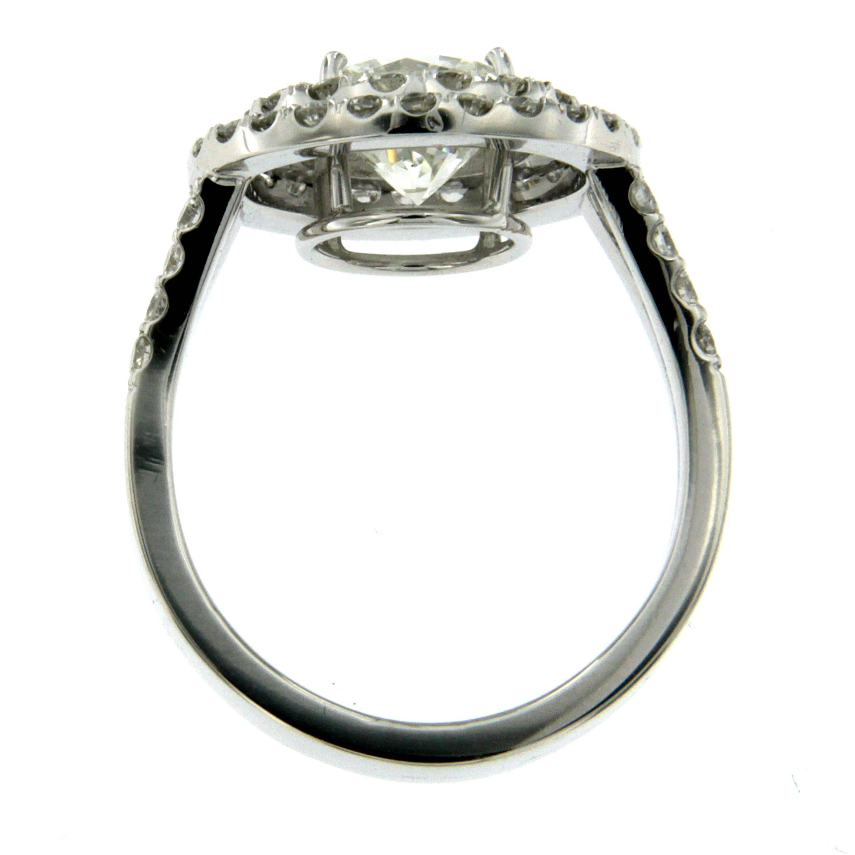 Diamond Gold Engagement Ring 1