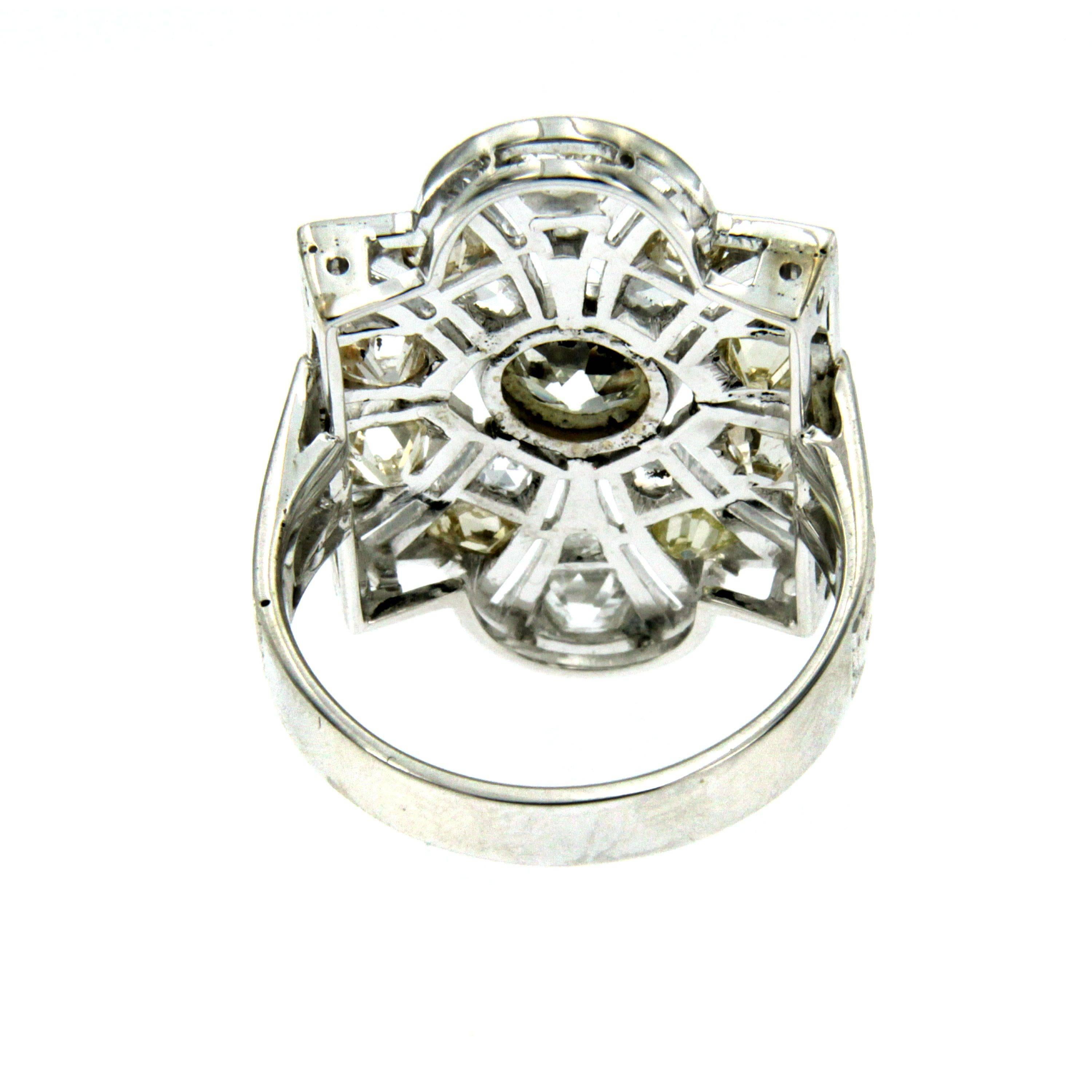 Art Deco Diamond Gold Ring 1