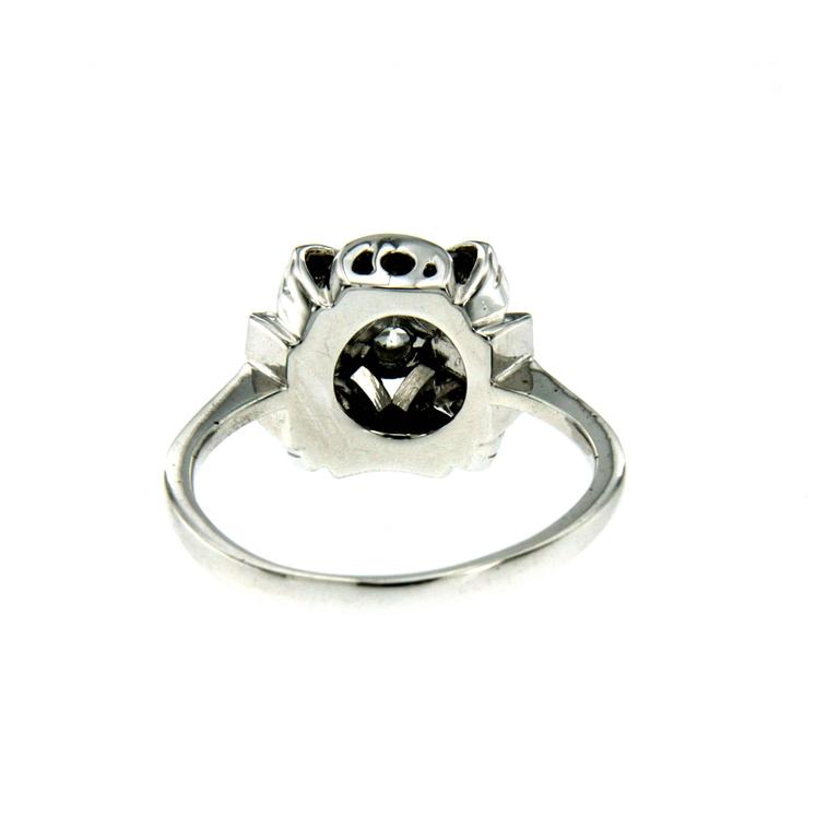 An Art Deco solitaire diamond ring