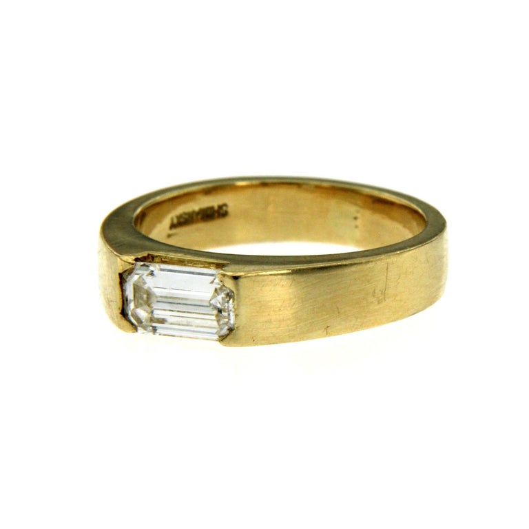 Shimansky Diamond Solitaire Gold Ring at 1stDibs | shimansky engagement ...