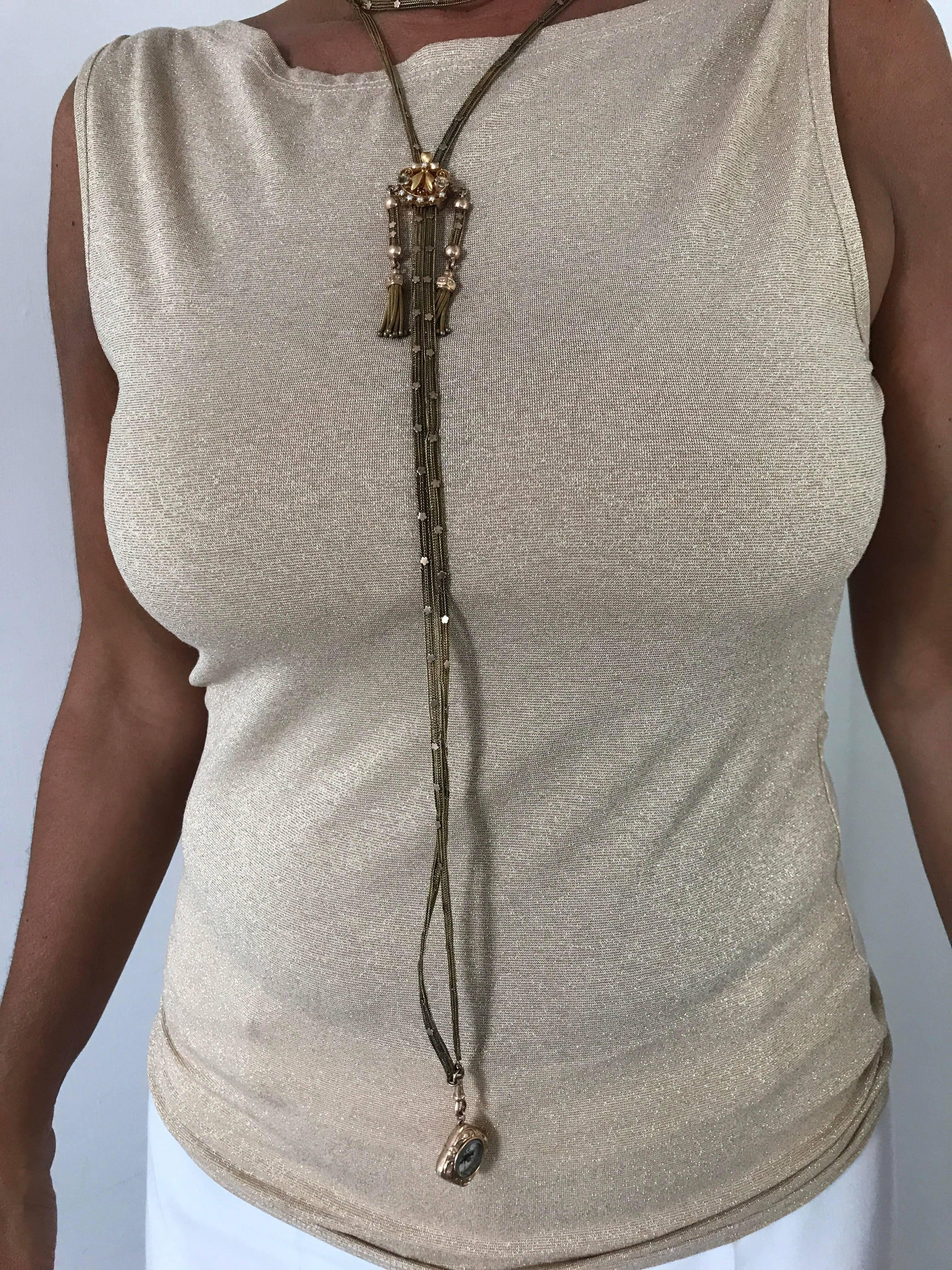Women's Bourbon Gold Compass Necklace