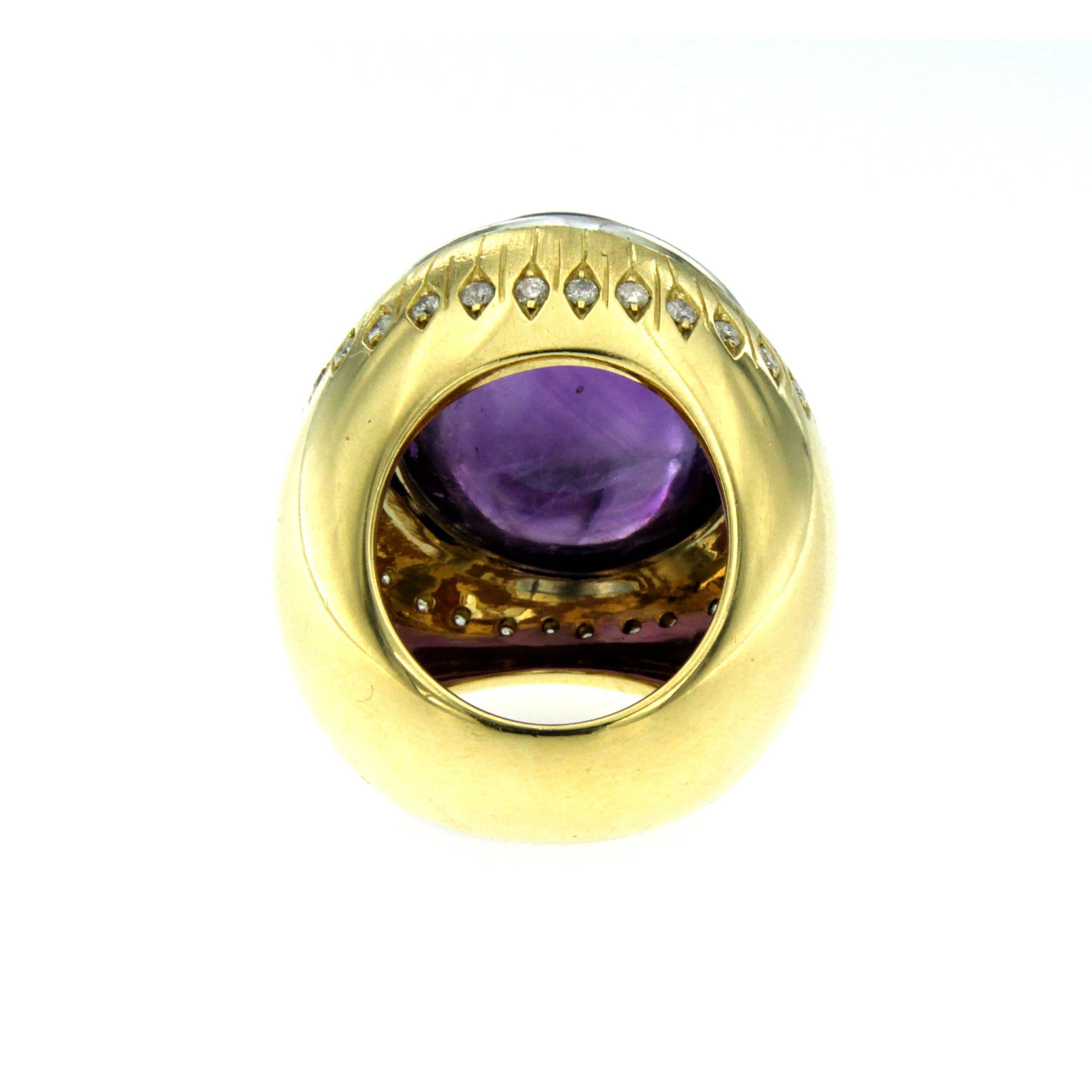 40 carat amethyst ring