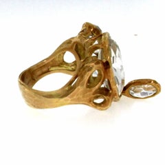 Gucci High Jewelry Quartz Gold Ring