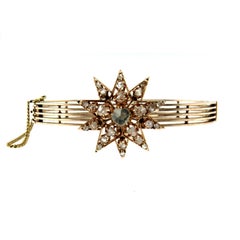 Victorian Diamond Gold Bracelet