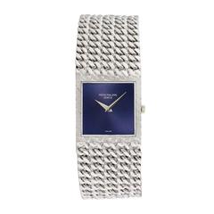 Patek Philippe Jean-Pierre Meyrin White Gold Chain-Link Wristwatch 