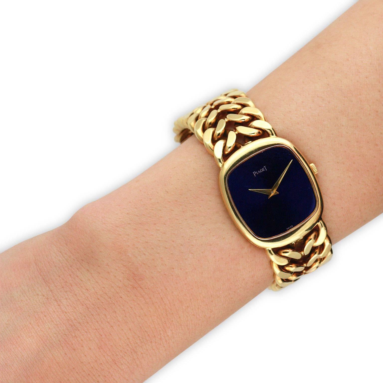 gold chain wrist watch