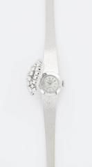 Rolex Ladies White Gold Diamond Precision Cover Wristwatch