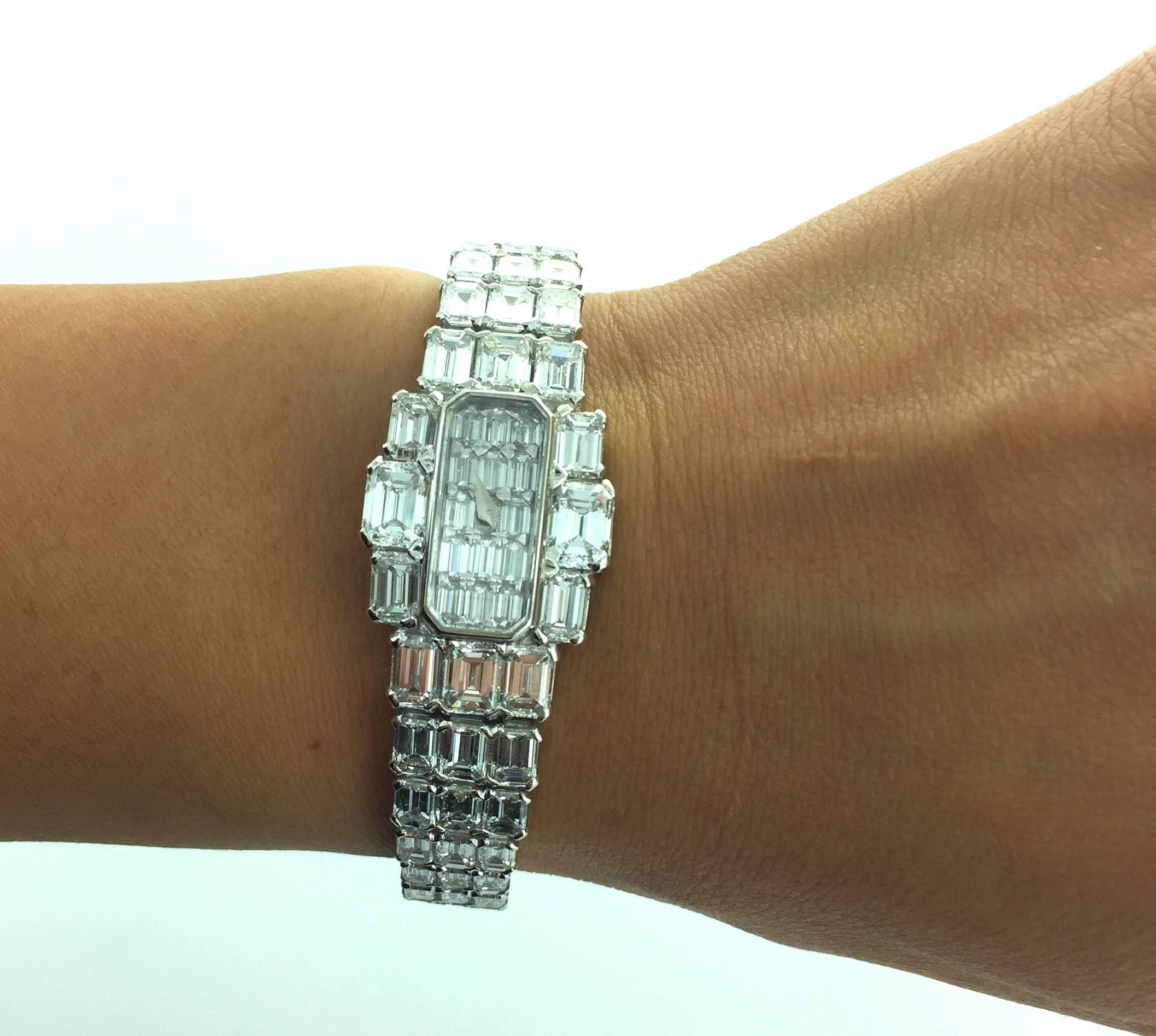 Women's Ladys Vacheron Constantin Lady Kalla Full Diamond Bracelet Wristwatch Ref. 17701