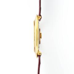 Jaeger Lecoultre Retailed by Bulgari Yellow Gold Manual Wind Wristwatch