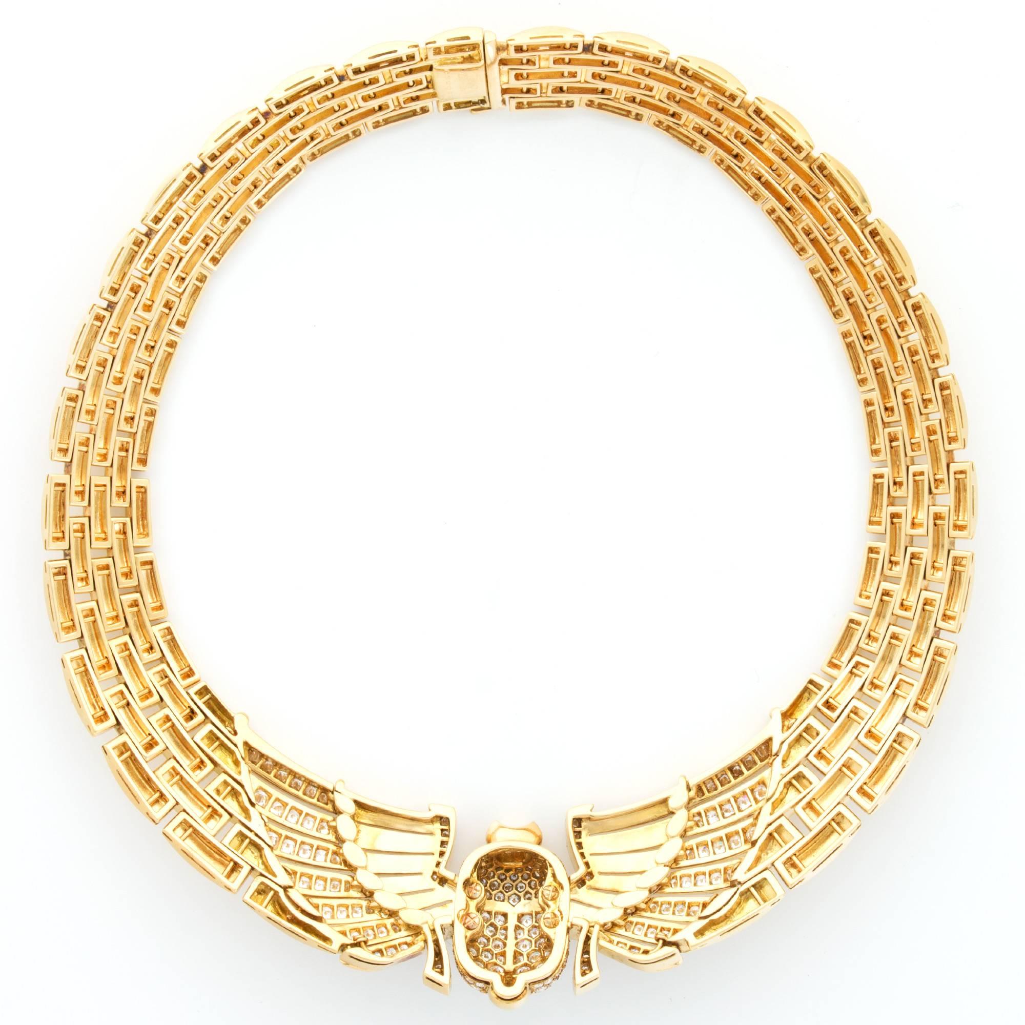 cartier scarab necklace