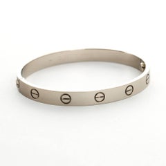 Cartier White Gold Love Bracelet
