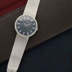 Patek Philippe White Gold Diamond Wristwatch Ref 3588, Circa 1970s