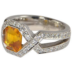 Friedrich Sapphire Diamond Gold Ring 3