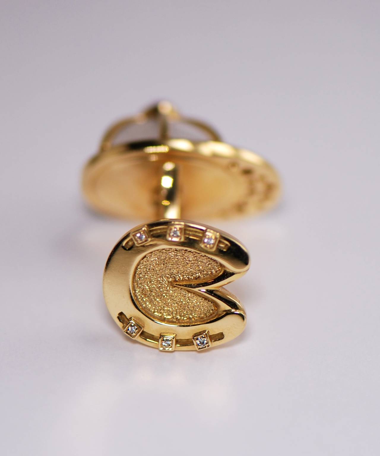 Friedrich Moonstone Ruby Diamond Golden Cufflink