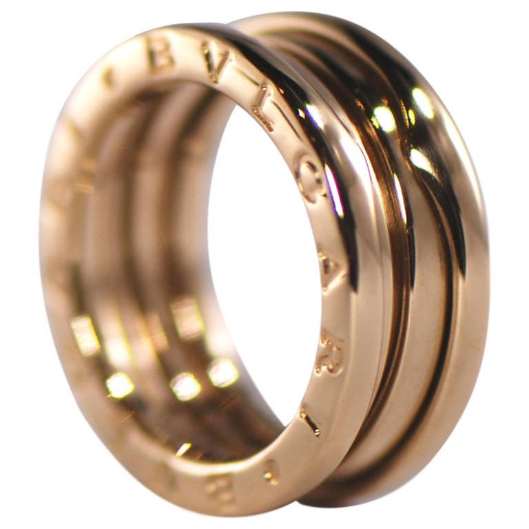 Bulgari B Zero Gold Band Ring at 1stdibs