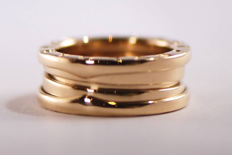 Bulgari B Zero Gold Band Ring 1