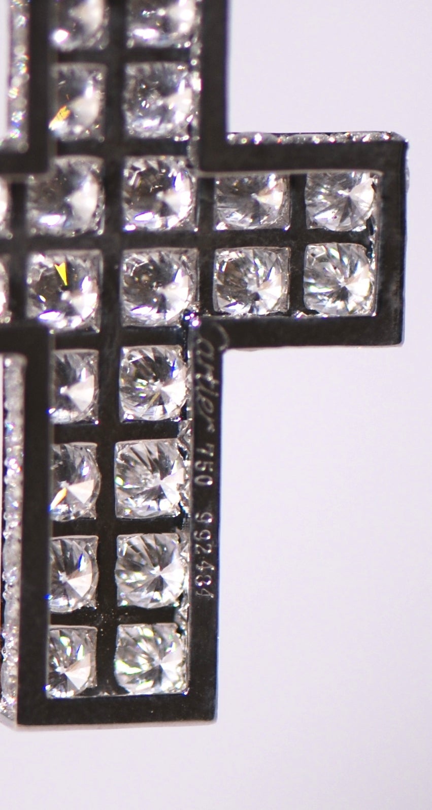 Cartier Diamond Cross Necklace 1