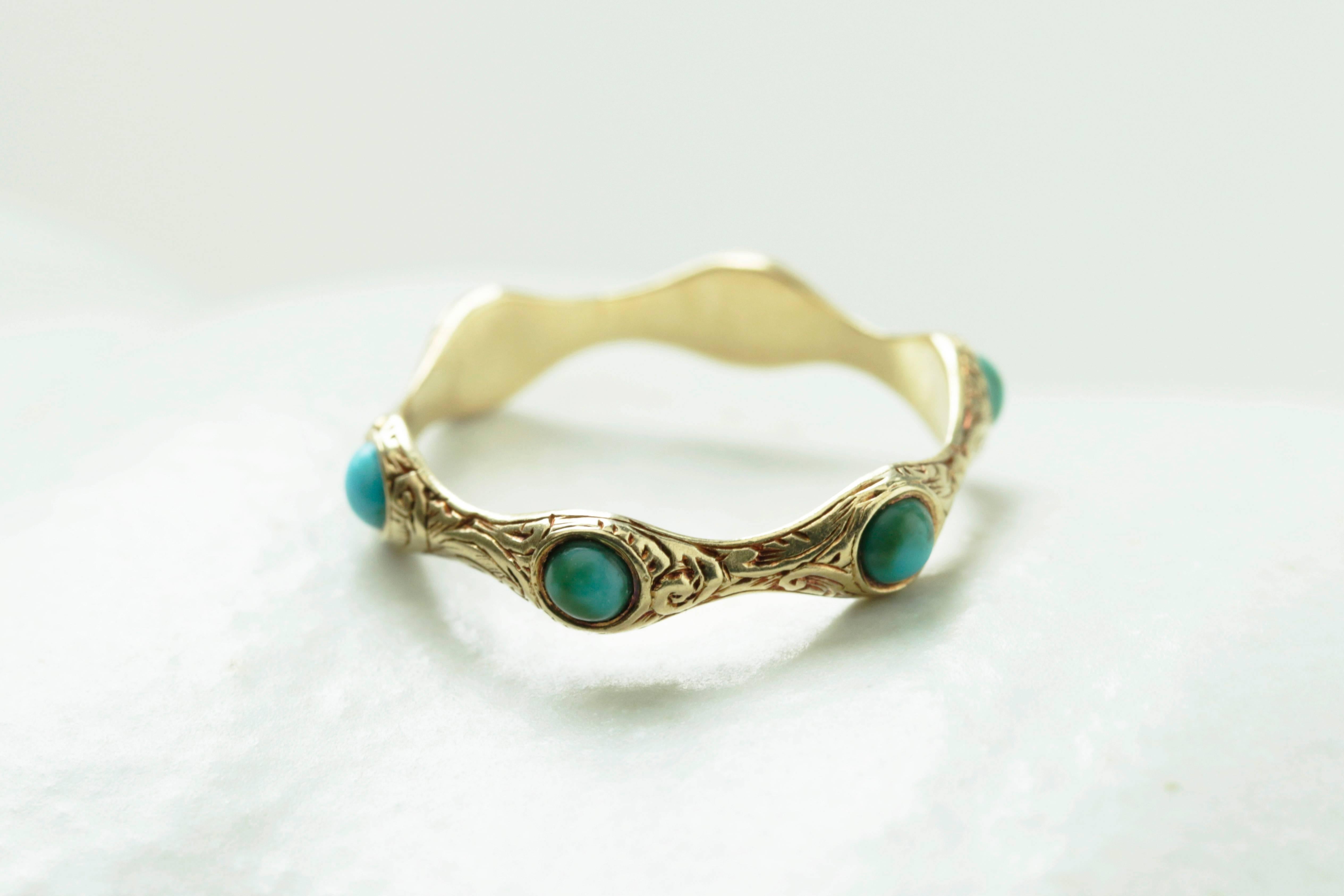 Early 19th Century Turquoise Eternity Ring 1