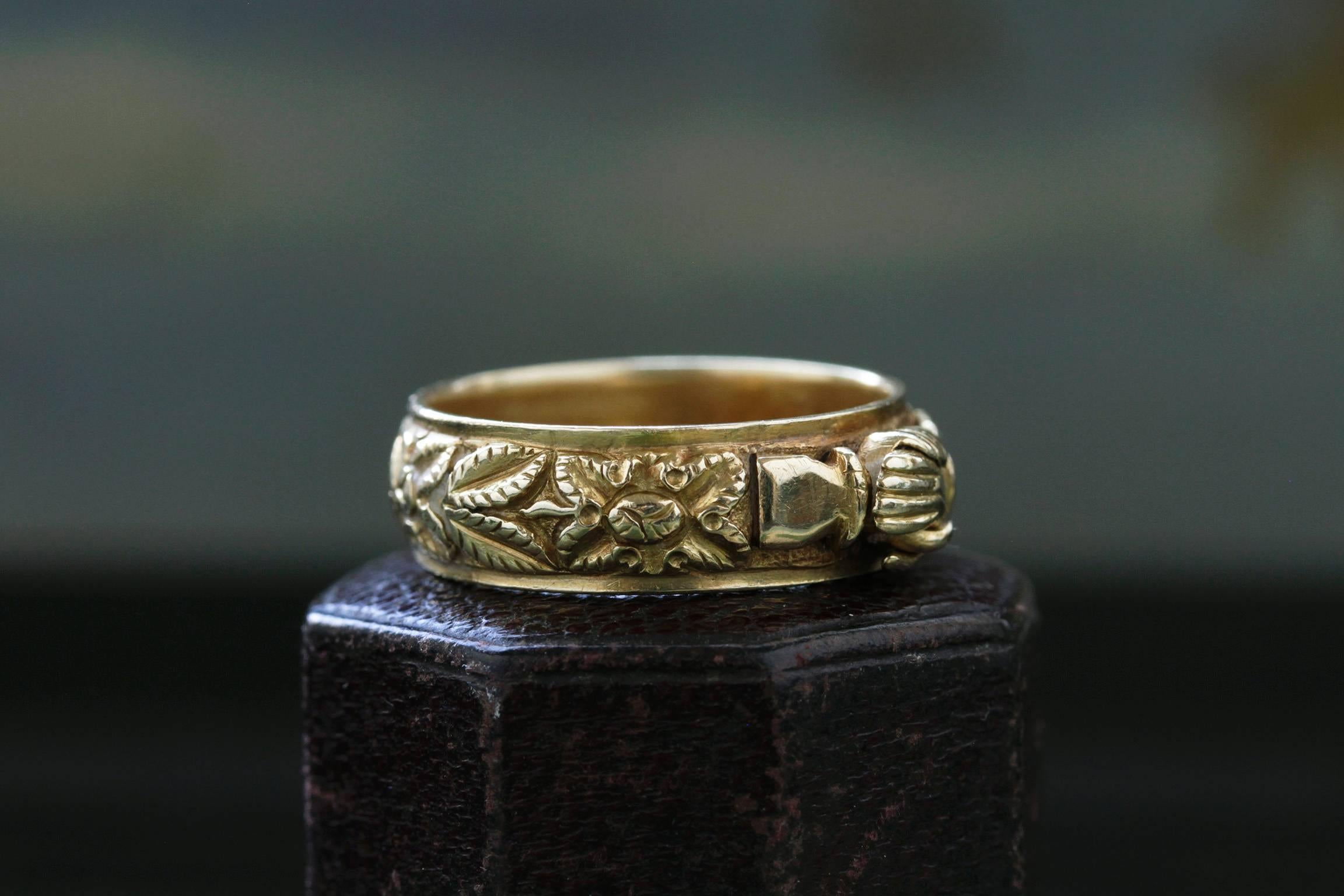 gold-clasped