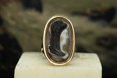 Georgian Sardonyx Cameo Ring